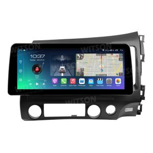 12.3" Smart Ultra Wide Screen For Honda Civic 2005-2012 Car Video Touch QLED