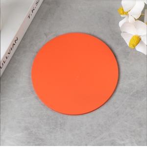 Waterproof Drink Cup Coaster Custom Design Soft Sublimation Print PVC Coasters