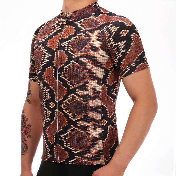 Quality Snakeskin Design Polyester Personalized Riding Jersey For Bike Riding wholesale
