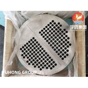 China EN10028 1.4541 (F321) Stainless Steel Heat Exchanger Tubesheet PT UT on sale