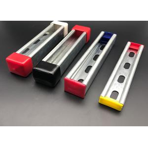 Female Unistrut End Caps Black 41 X 25 PVC Flexible Rubber Caps