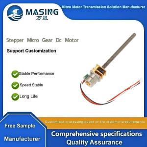 China 10mm Mini Stepper Motor with Gears GM12-10BY DC Gear Micro Stepper Motor for Robotics 3D Printers & Precision Equipment on sale