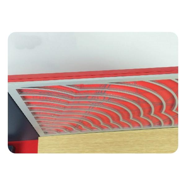 Customize Wooden Counter Watch Holder Stand Black Red Assemble Luxury Acrylic Tray