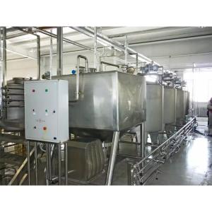Food Sanitary Grade Milk Processing Line with PLC Control System and 380V/50Hz