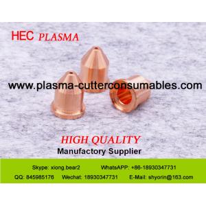 Durable Plasma Torch Parts Electrode 256026 / Nozzle 249929 For Miller Air