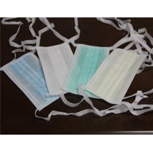 Cheap 2ply 3ply disposable blue face mask with earloop or tie for sale