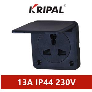 Additional sockets are used in multiple countries 13A 230V IP44