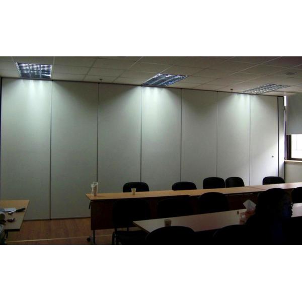 Conference Room Sound Proof Operable Partition Walls With MDF + Aluminum Material