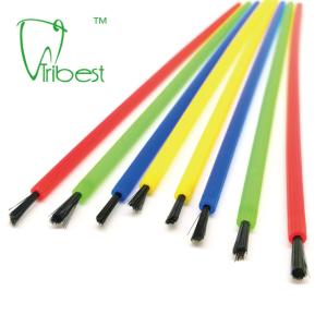 Single Use Dental Micro Applicators , Plastic Disposable Micro Brushes