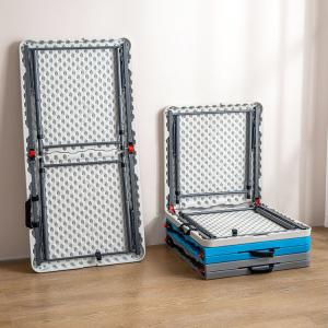 Foldable Outdoor HDPE Plastic Metal Adjustable Party Event Picnic Dining Table