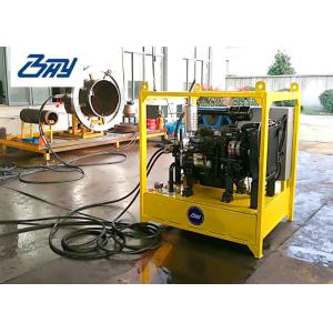 Split Frame Hydraulic Pipe Cutting Beveling Machine With Aluminum Material