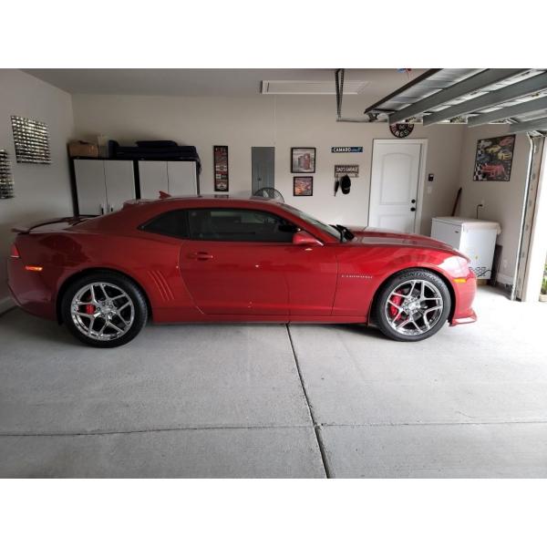 20x9 20x10 Inch Chevy Z28 Camaro Replica Wheels Staggered Satin Black 2539