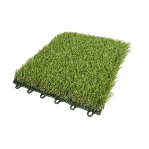30cm Artificial grass decking tiles synthetic grass turf tile artificial grass