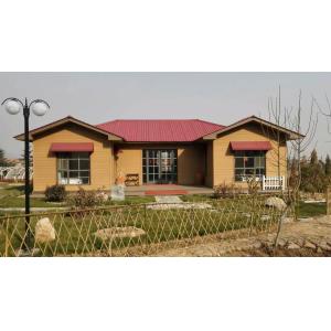 Cheap Long life time prefabricated construction , WPC House with Light Gauge Frame for sale