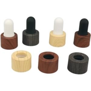 18mm 20mm 24mm Essential Oil Bottle Glass Dropper with Custom Rubber