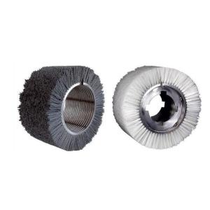Coil Coating Lines Nylon Roller Brush Interlock Scrubber Brush 350 Mm OD