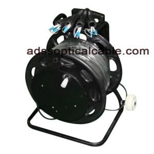 Military Tactical Fiber Optic Cable With TPU 2 4 6 Core 9/125um Tight Buffer