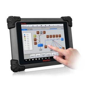 Autel Maxisys MS908 Automotive Diagnostic Scanner Tool Connected MaxiFlash Elite