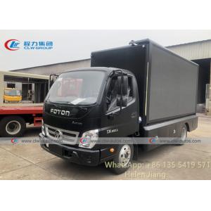FOTON 4x2 Full Color P4 P5 P8 LED Digital Mobile Advertising Truck