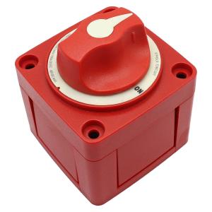 6006 Mini On Off Battery Switch With Knob Red