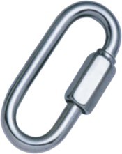 China Quick Link Steel Snap Hook With Screw Oval Shape Quick Release Clips on sale