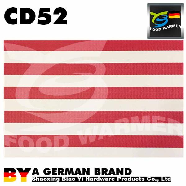 Textilene Heat Resistant Placemats Canvas Strips Pattern 30X45cm Medium Size