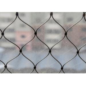 SUS 304 / 316 1.2 To 4.0 MM Stainless Steel Rope Wire Mesh Rolls For Plant