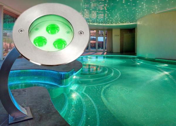 Quality 316SS RGB 3 in 1 Underwater LED Lights 9W IP68 Led Pond Waterfall Lights wholesale