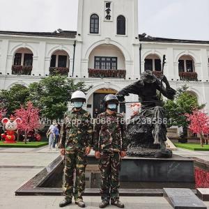 Police Temperature Detection AI Helmet