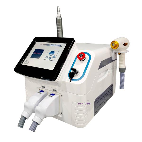 2 in 1 808 nm Diode Laser Hair Removal Laser Tattoo Removal Machine Instrument