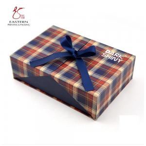 Cheap Custom Decorated Cardboard Scarf Packaging Small Gift Boxes With Ribbon for sale