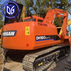 Used Doosan DH150-7 Crawler Excavator,15Ton Good Quality Hydraulic Excavator On