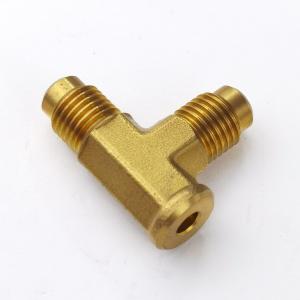 ASTM Standard CNC Machining Brass Connector Part with Tolerance /-0.005mm and