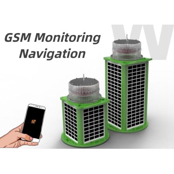 Quality GSM Monitoring Solar Buoy Lights 10nm Visibility Integrated Construction wholesale