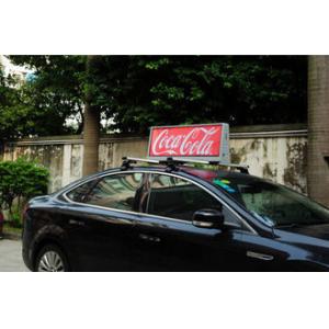 Customized 960 * 360mm, 160 * 60 Monochrome Panel Taxi LED Display For Taxi Roof