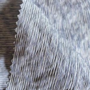 Cheap 100% Polyester Slub Fabric - Smooth and Stiff Hand Feel for sale