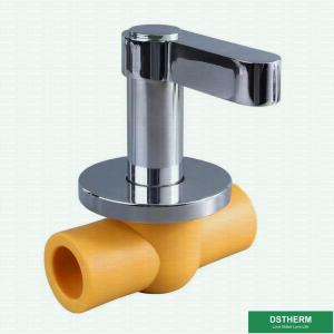 Luxurious Ppr Ball Valve Chrome Plated Handle PPR Ball Valve Brass Ball Valve