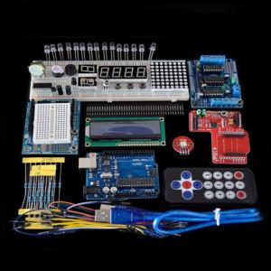 Cheap Electronic Starter kit for Arduino with UNO R3 Breadboard Relay L293D Motor Driver Module Shield for sale