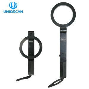 Round Detect Area Hand Held Metal Detector Super Wand Folding Standard 9V