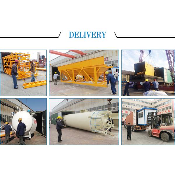 Electric Working Type HZS25 Concrete Ready Mix Plants With PLD800