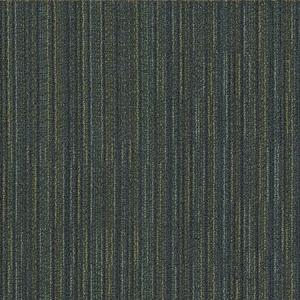 Meeting Room Nylon Pile Carpet Multi Level Loop Striped Pattern Rib Style