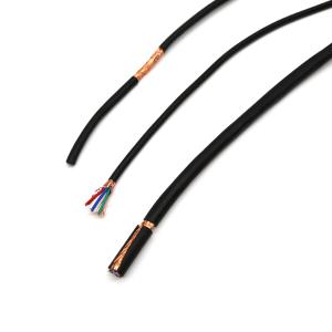 Black Fire Resistant RVVP Cable 0.5mm2/ Rvvp 3/4 Cores Shielded Control Cable