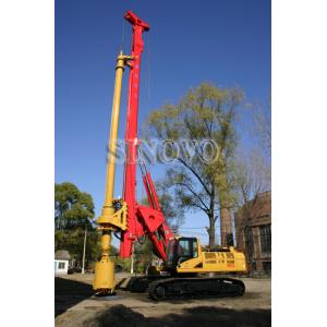 Max Torque 220kN.m CAT Chassis Foundation Machinery Bored Hydraulic Piling Rig