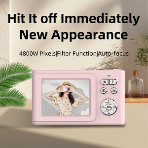 48MP Digital Video Camera with Auto Focus and 5X Zoom for Vibrant and Colorful