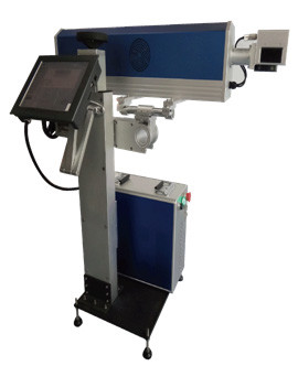 Quality 30W Fly Type CO2 Laser Part Marking Machine For Pen Bottle Plastic Material wholesale