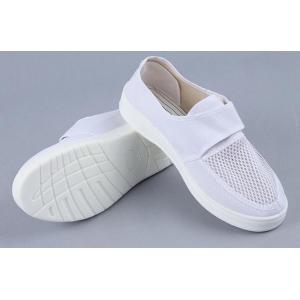 PU Canvas 34-46 Esd Single Mesh Work Shoes With Velcro