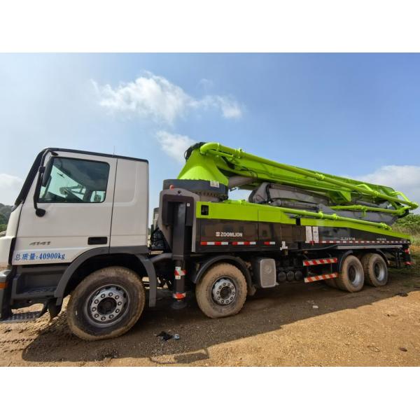 Green Second Hand Truck Mounted Concrete Pump for Zoomlion 49m Concrete Equipment