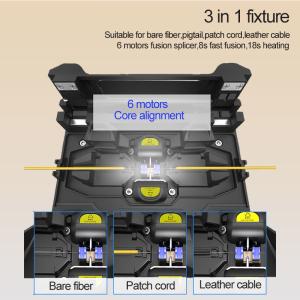 6 Motor 8S Fast Welding Optical Fiber Fusion Splicer For Construction