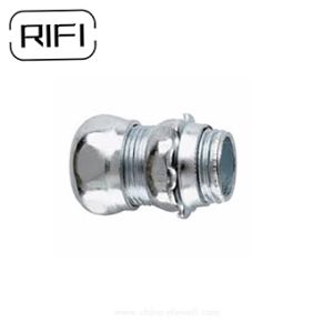 1/2"-4" EMT Compression Steel Connector for Electrical Metallic Tubing with 30