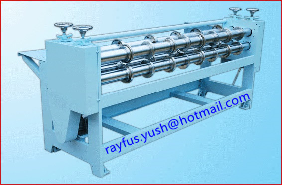 Quality Four Shaft Slitter Scorer Machine Round Knife Wheel Creasing Easy Operation wholesale